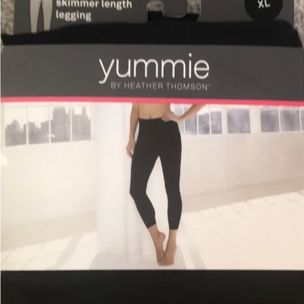 Leggings By Yummie In Black. Cotton Control Size S/M//XI. Brand New